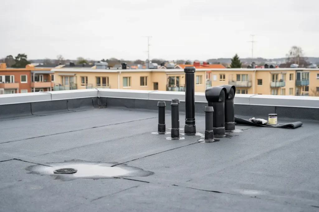 byte av takgenomf ringar och ventilationshuvar p flerfamiljshus i skiftinge eskilstuna