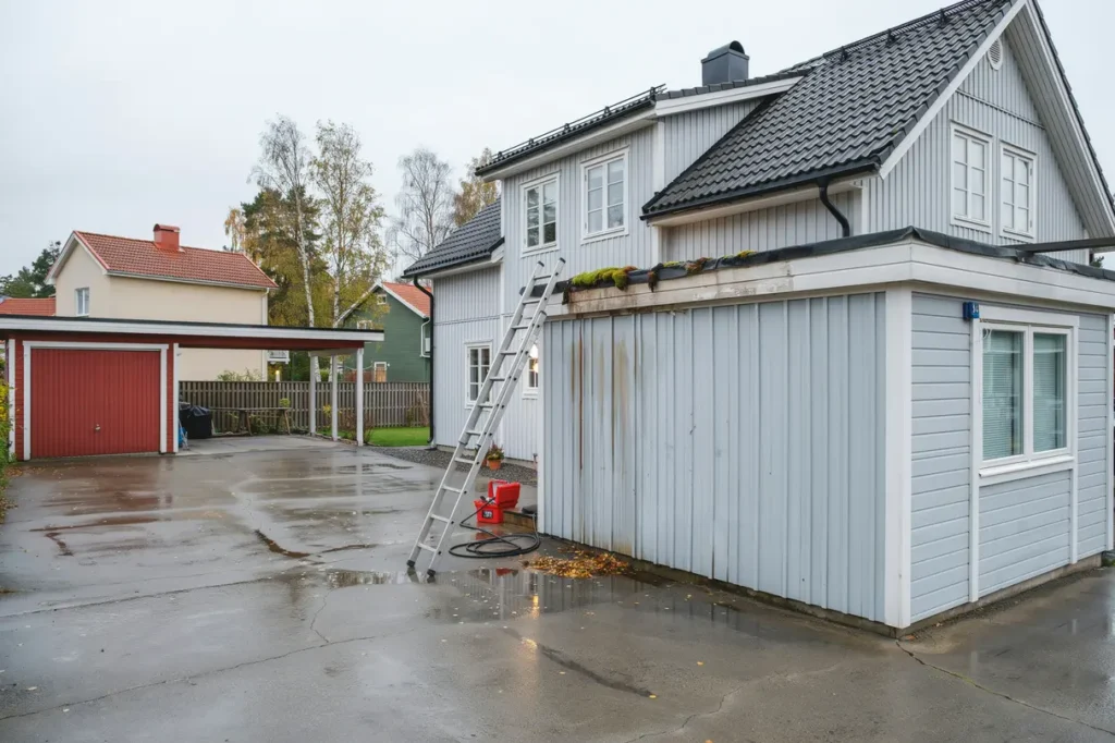 l ckande garage eller carporttak s hittar du orsaken och v ljer r tt tg rd